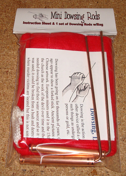 Mini Dowsing Rods with Bag